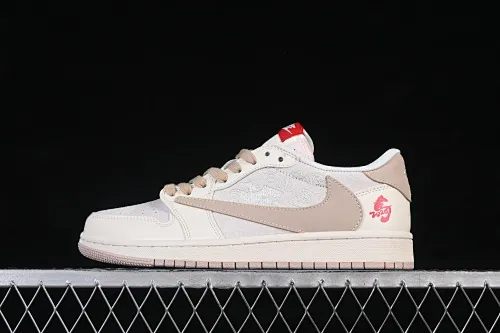 All categories Air Jordan Jordan series basketball shoes Air Jordan 1 Low High-end customized low-top sneakers Air Jordan 1 Low AJ1 Qiao 1 Year of the Horse limited edition Xiangma Xianrui High-end customized low-top retro basketball shoes DX5688-005